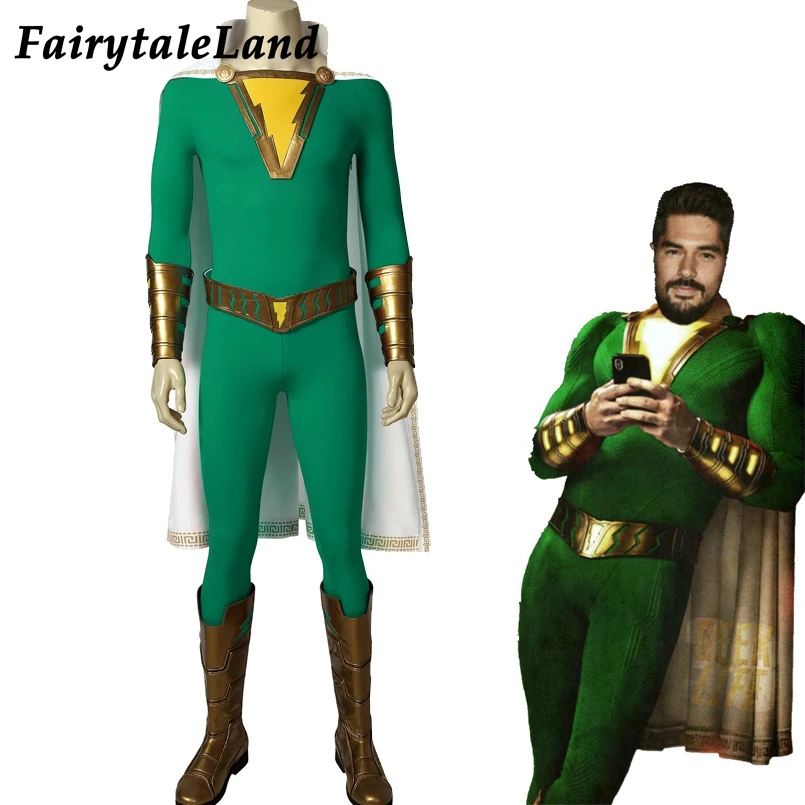 Костюм для косплея на Хеллоуин из фильма Shazam Family Superhero Pedro Pena Комплект одежды с