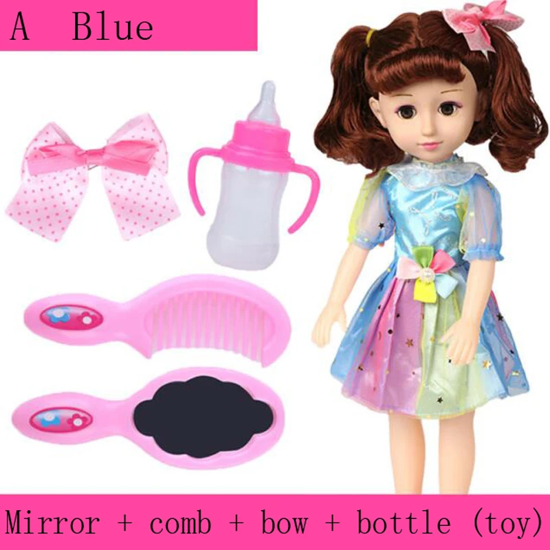 Новая говорящая кукла девочка принцесса детская игрушка dressup моделирование подарок на день рождения игрушки около 41 см