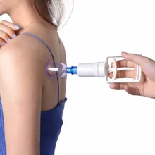 12pcs Medical Vacuum Cupping Massage set with Suction Pump Suction Therapy Device Set herapy Kit body relaxation healthy suction training model suction medical simulation