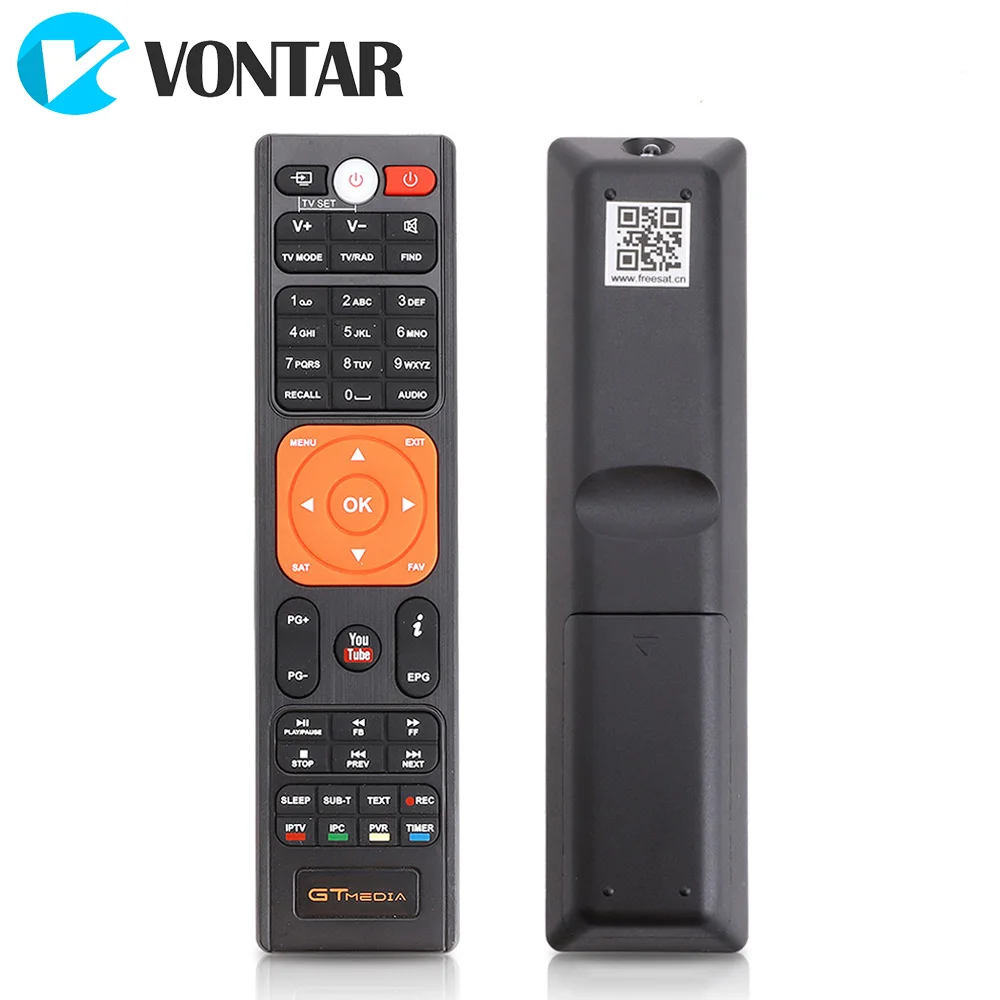

Remote Control for Digital Satellite Receiver GT MEDIA V8 NOVA FreeSat V8 Super V8 Golden DVB-S2 DVB-T2 DVB-C sat GTMEDIA Box