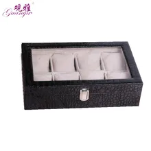 Классический стиль рекламная Высококачественная кожа 8 коробка для часов коробка для хранения ювелирных изделий для подарка модная коробка для часов лучшие продажи