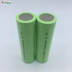 Suqy 2 шт./лот 100% Новый оригинальный Bateria 18650 3,7 в 2000 мАч inr18650 аккумулятор перезаряжаемые батарея для запасные аккумуляторы телефонов оптовая