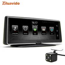 Bluavido 8 «ips 4 г автомобиля Приборная панель DVR Android gps навигации ADAS FHD 1080 P автомобиля видео регистраторы ночное видение Wi Fi удаленного мониторы