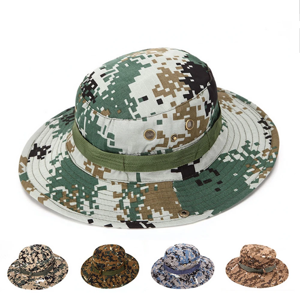 Тактическая страйкбольная снайперская камуфляжная шапка Boonie, непальская Кепка, армейская Мужская Панама, военные аксессуары, шапки для пешего туризма