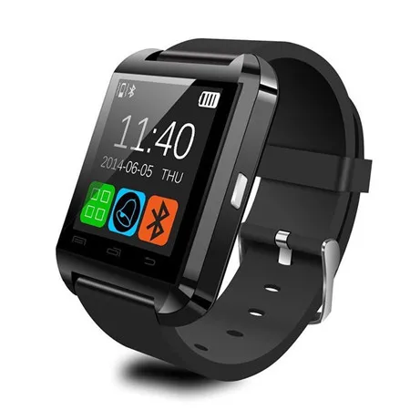 Смарт-часы A1 для телефонов Android с поддержкой sim-карты TF, Смарт-часы x6 для получения информации, фотографии, шагомер, экономичный подарок - Цвет: Black