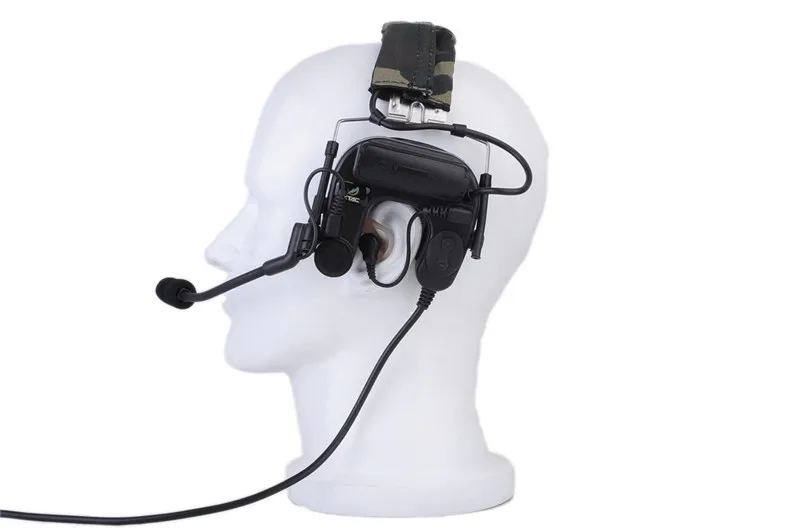 Fones de Ouvido com Cancelamento de Ruído Fones de Ouvido Fone de Ouvido Z-tactical Airsoft Sordin Tático Comtac iv In-the-ear Militar Rádio Softair 13 Esporte e Lazer