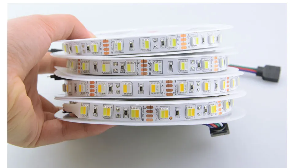 Foxanon DC 12V LED lighting Strip tape Double Color temperature adjustable 5M Flexible 3A 24 keys Remote Night Square Christmas02