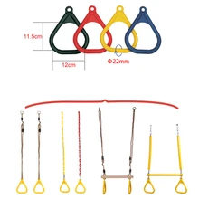 

Kids Outdoor Swing Ring Playground Swing Accessories Replacement Dark Green