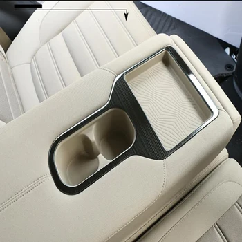 

For Honda CR-V 2017 1PC Stainless Steel Car Interior Rear Water Cup Protector Cover Trim Moldings Car Styling Accessories
