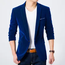 Весенний и осенний повседневный костюм куртка Молодежная тонкая Корейская версия большого размера маленький костюм мужской вельветовый костюм пиджак