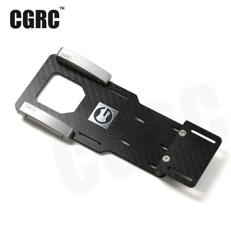 

1/10 Rc Crawler Low Center Of Gravity Battery Bracket Carbon Fiber Battery / Esc Relocation Plate For Axial 90047