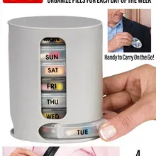 Фирменная Новинка 7 день таблетки кошелек лекарства коробка Органайзер держатель для хранения путешествия таблетки диспенсер