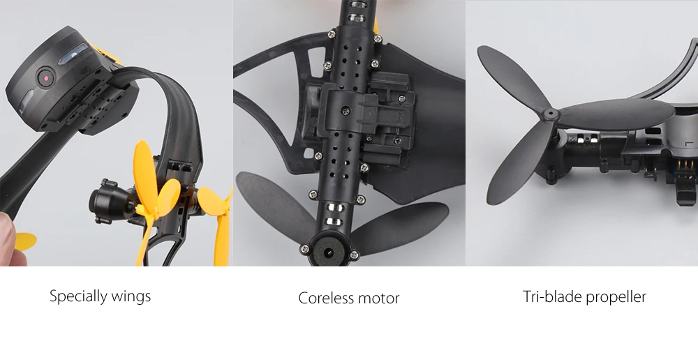 4 Hot New Cheerson CX-70 CX70 BAT DRONE WiFi FPV Camera With Wearable Wrist Watch Altitude Hold RC Drones Quadcopter RTF