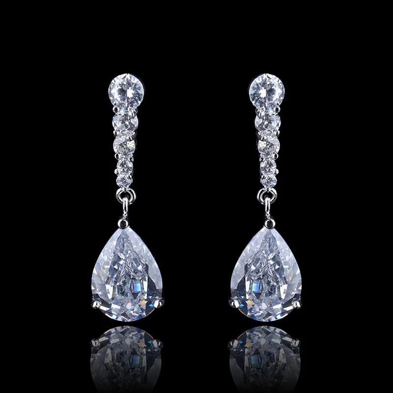 

2015 Hot Sale Classic AAA Zircon Crystal Dangle Earrings GLE0242