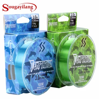 

Sougayilang 100M Nylon Fishing Line Monofilament Thin Fishing Line Smooth Casting Fishing Line Thread for Saltwater Freshwater