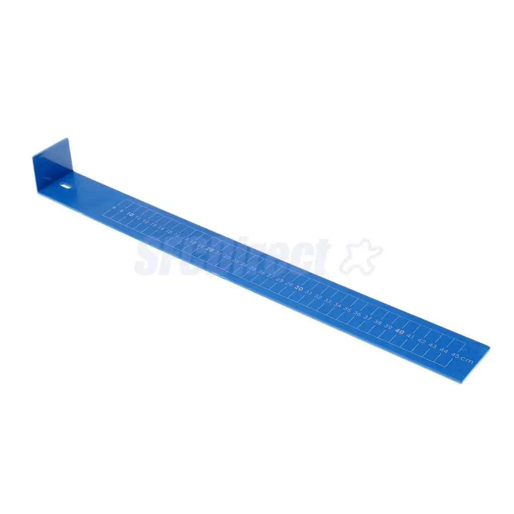 

Plastic Fishing Ruler Carp Perch Floating Fish Ruler Waterproof Fish Measuring Scale 19" Blue