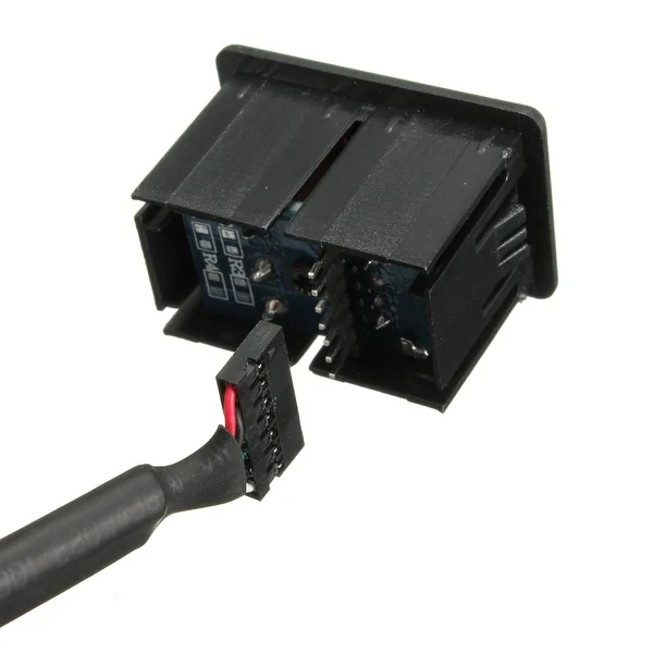 USB AUX Cable Adapter Car Flush Mount Lead Panel Extension Cord