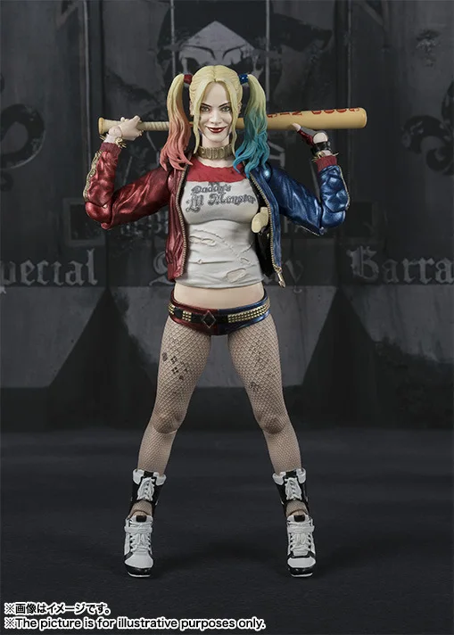 

DC Hero Harley Quinn Action Figures Suicide Squad BJD Model Toys 15cm