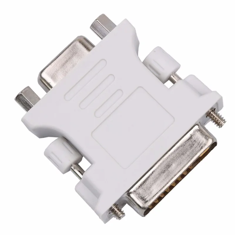High quality 24+5 pin DVI Male to Female VGA Converter Connector to VGA Monitor Projector Wholesale
