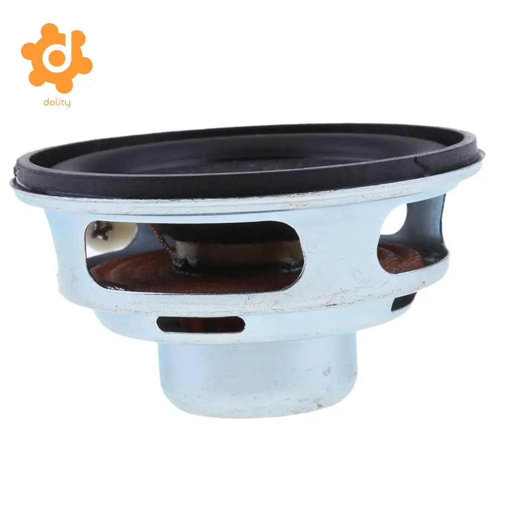 dolity 52mm 4Ohm 5W Full range Audio Speaker Basin Round Loudspeaker 16 Coil
