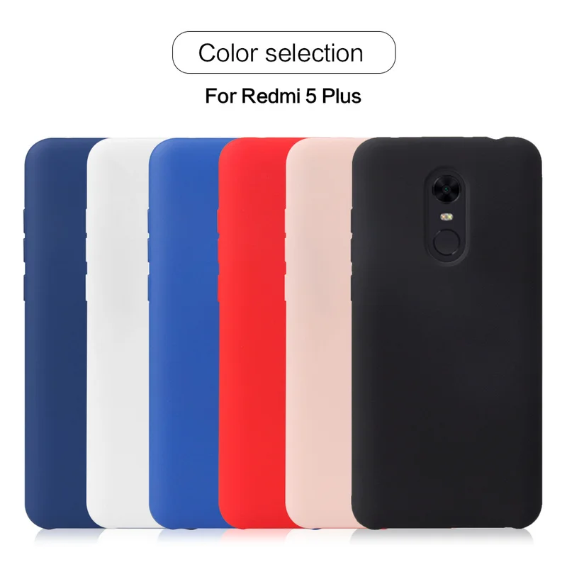 

For Xiaomi Redmi 5 Plus Case Soft TPU Silicone In Silky Soft Touch Cover Cases for Xiomi Xiaomi Redmi 5A Redmi 5Plus Phone Funda