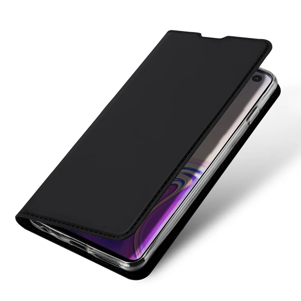 Samsung S10 чехол DUX DUCIS кожа флип чехол для samsung Galaxy S10 чехол плюс бумажник телефон Обложка чехол на самсунг галакси S10 плюс S10Plus S10 E