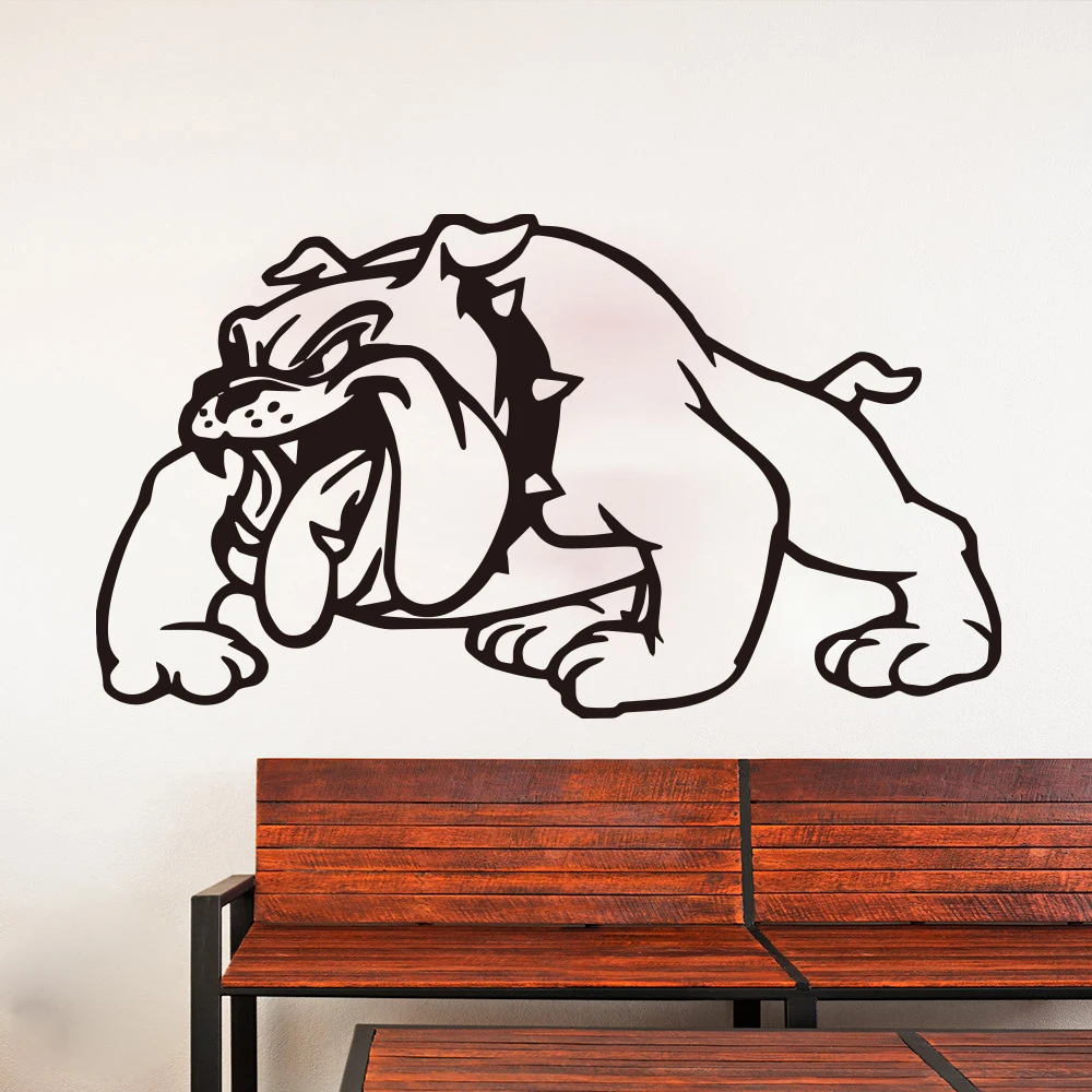 Cartoon Uk Bulldog Wall Sticker Nursery Bedroom English Dog Pet Animal Decal Living Room Vinyl Home Decor Art Mural In Stickers From Cartoon Uk Bulldog Wall Sticker Nursery Bedroom English Dog Pet Animal Decal Living Room Vinyl Home Decor Art Mural In Stickers From