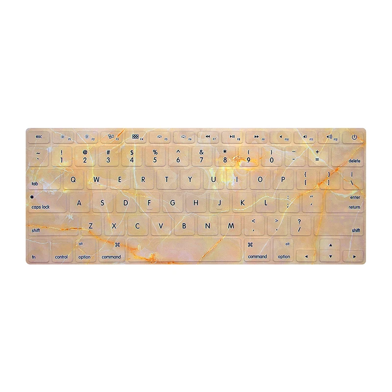 Ультратонкая мраморная Защита клавиатуры для Macbook Air 13, стикер испанской раскладки клавиатуры ноутбука с A1932 13,3 ''защитой