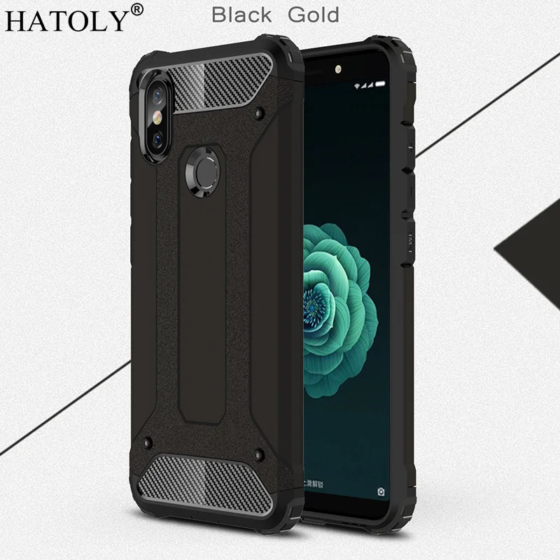 For Cover Xiaomi Mi 6X Case Silicone Rubber Armor Protective Hard PC Back Phone Mi6X A2 | Мобильные телефоны и аксессуары