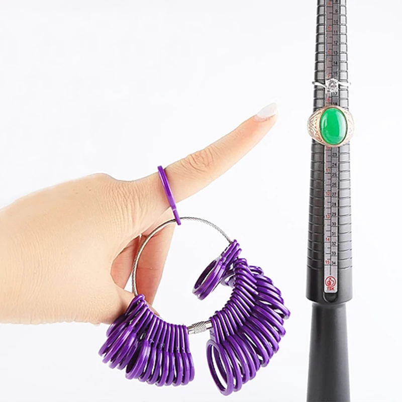 

LNRRABC High Quality Ring Size Stick Finger Gauge Ring Sizer Women Jewelry Measuring Equipments Ladies Bijoux Accessories