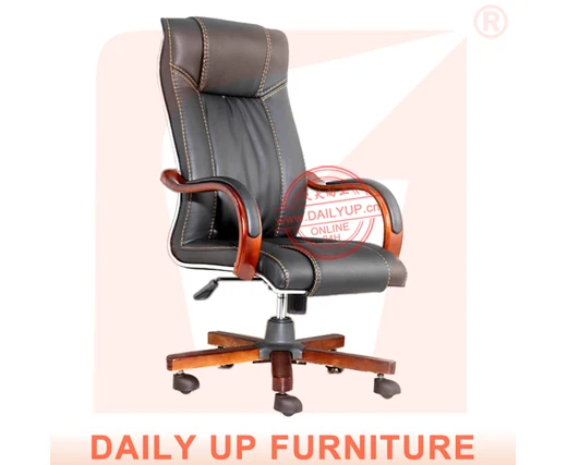 High Back Executive Office Chair With Wood Base Boss Luxury Pu High Back Executive Office Chair With Wood Base Boss Luxury Pu Recliner Antique Swivel