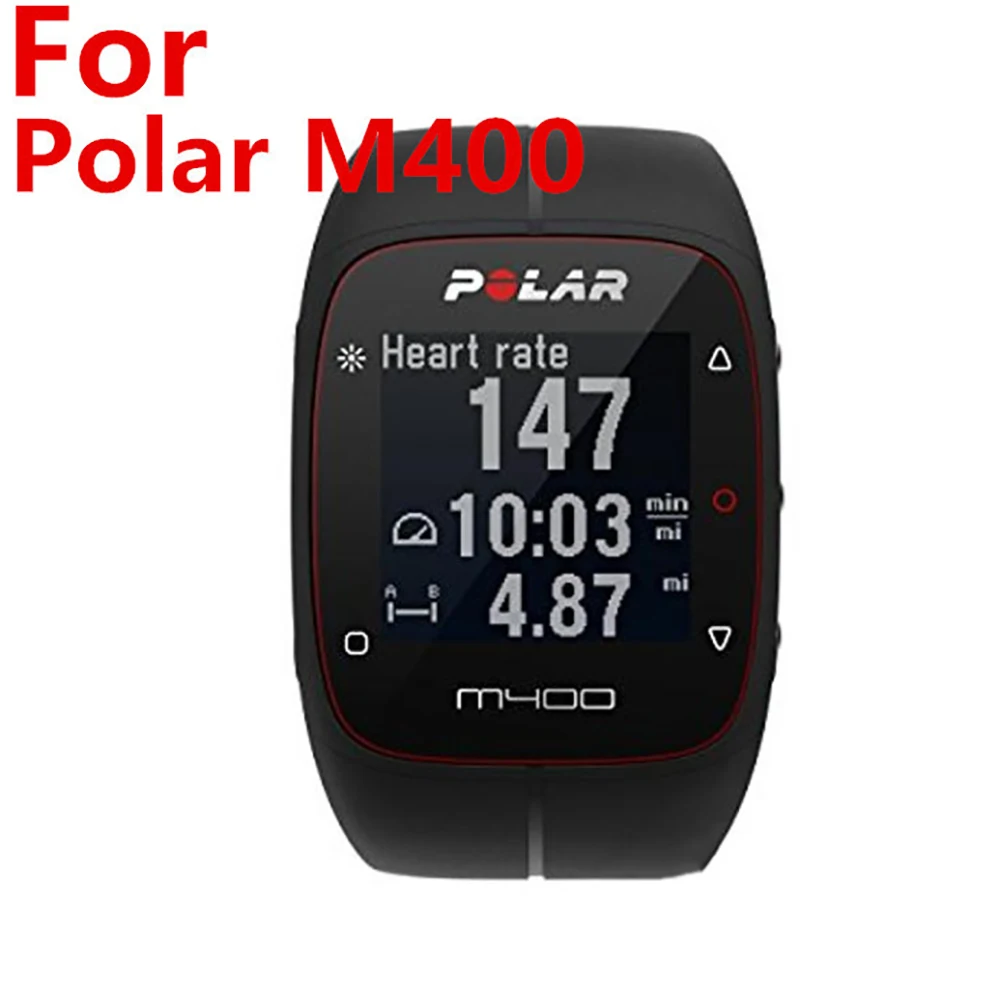 

Screen Protector For Polar M400 M430 Premium PET Screen Protectors for Polar M430&M400 Sports Smart Watch Easy to Install