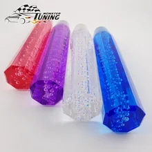 25 см Bubble Crystal Ручка рычага переключения передач без светильник с 2 чейнджером Подходит для Honda