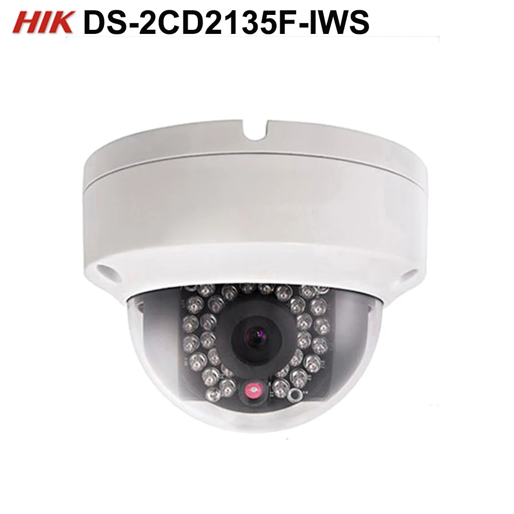 DS-2CD2135F-IWS 3MP Multi-language Mini Dome Security IP Camera WiFi Wireless IR 30M Support ONVIF/ PoE REPLACE DS-2CD2132F-I
