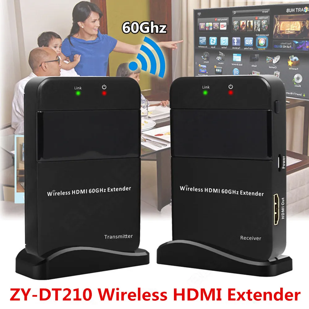 HD видео/аудио система передачи сигнала HDMI 1,4 3D беспроводной HDMI удлинитель 30 м/98ft Full HD 1080P HDMI передатчик приемник