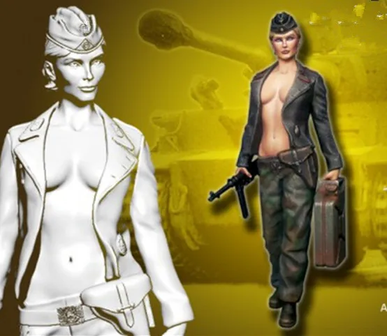 1/35 каучуковая фигурка модель комплект Unassambled Неокрашенная 00317 | Игрушки и хобби