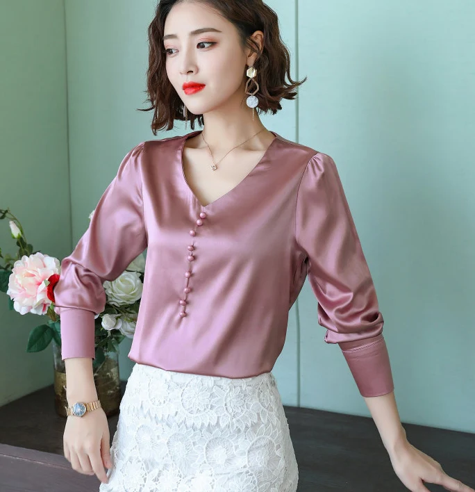 

BIBOYAMALL Fashion 2018 Plus Size Women's Blouses Long Sleeves Womens Tops and Blouses Shirts For Women Causal Clothes Blusa Top
