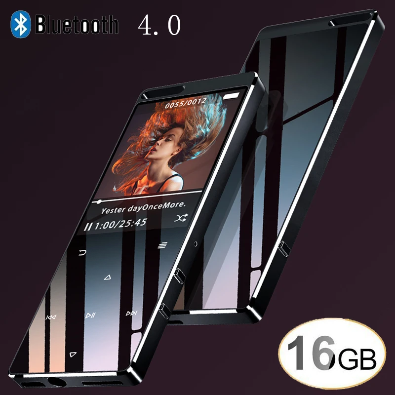 

Portable 16GB bluetooth 4.0 Sports 1.8 Color screen Mp3 player Support FM radio recording bluetooth speaker Support up to 64GB