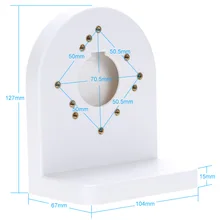 OwlCat настенное крепление Пластик кронштейн потолочный подставка для видеонаблюдения купол Камера ip-видеонаблюдения купольная Камера s