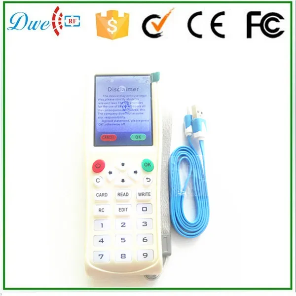 DWE CC RF Nfc ручная rfid карта для записи копировальный аппарат cloner em4100 125 кГц 13,56 МГц Частота