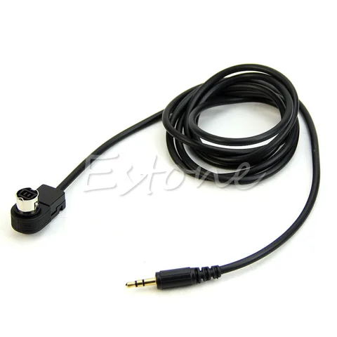 Car Aux Input Cable For ALPINE AI-NET Mini Plug Jack Phone MP3 Ornate free  shiping