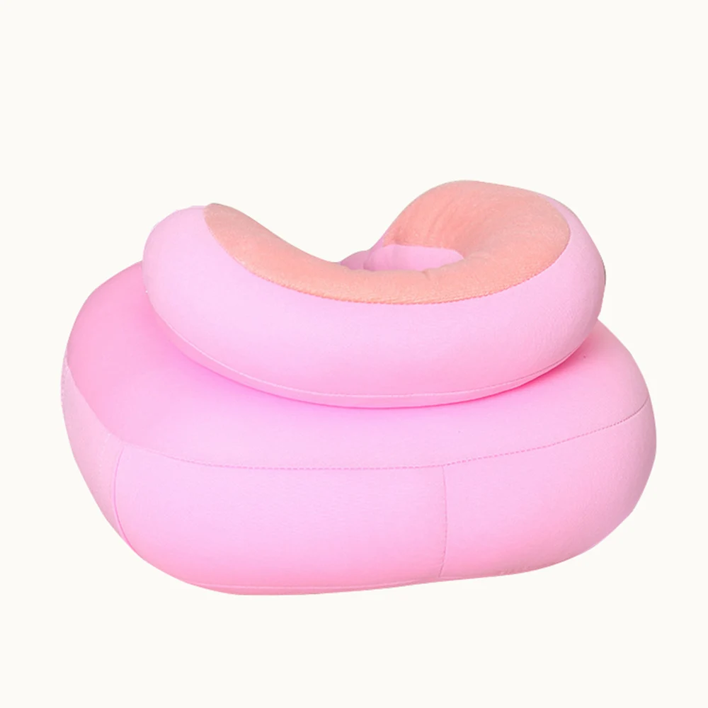 JINSERTA u-образная подушка для путешествий, нано-частицы, подушка для шеи для автомобиля, для путешествий, комфортный сон, подголовник, автомобильные аксессуары - Цвет: Pink