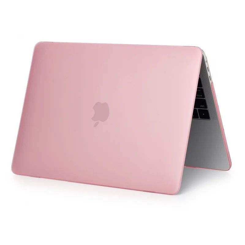 Чехол для ноутбука Apple MacBook Air Pro retina 11 12 13 15 для mac book Pro 13,3 15,4 дюймов с сенсорной панелью+ чехол для клавиатуры - Цвет: Pink