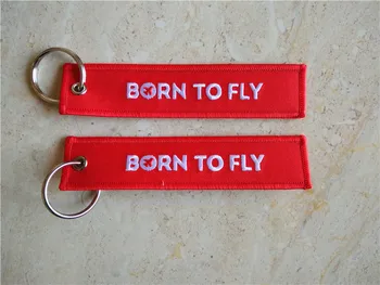 

Born To Fly Key Chain Motorcycle Lock Keychain Luggage Tag Keytag