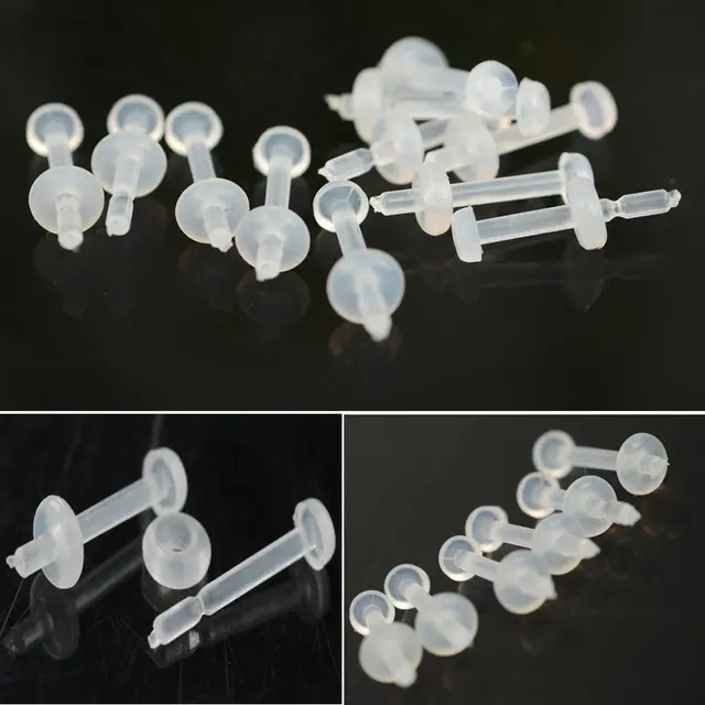 Whole 30pcs Clear Transpa Plastic Stem Rubber Allergy Ear Whole 30pcs Clear Transpa Plastic Stem Rubber Allergy Ear Stud Earring