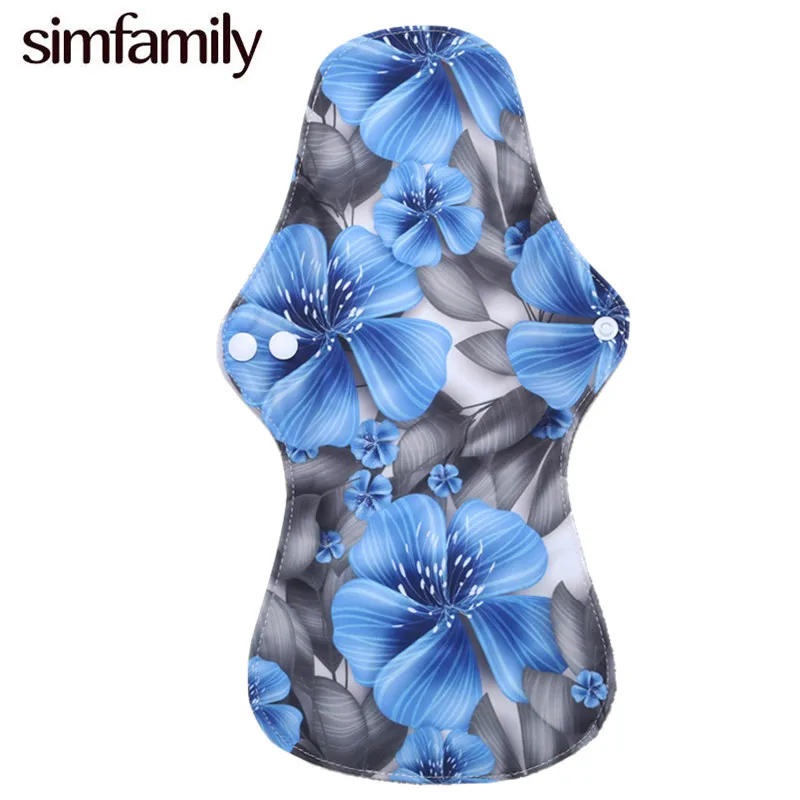 

[simfamily]1pc organic bamboo inner washable reusable Feminine Hygiene menstrual pads sanitary pads lady cloth pad