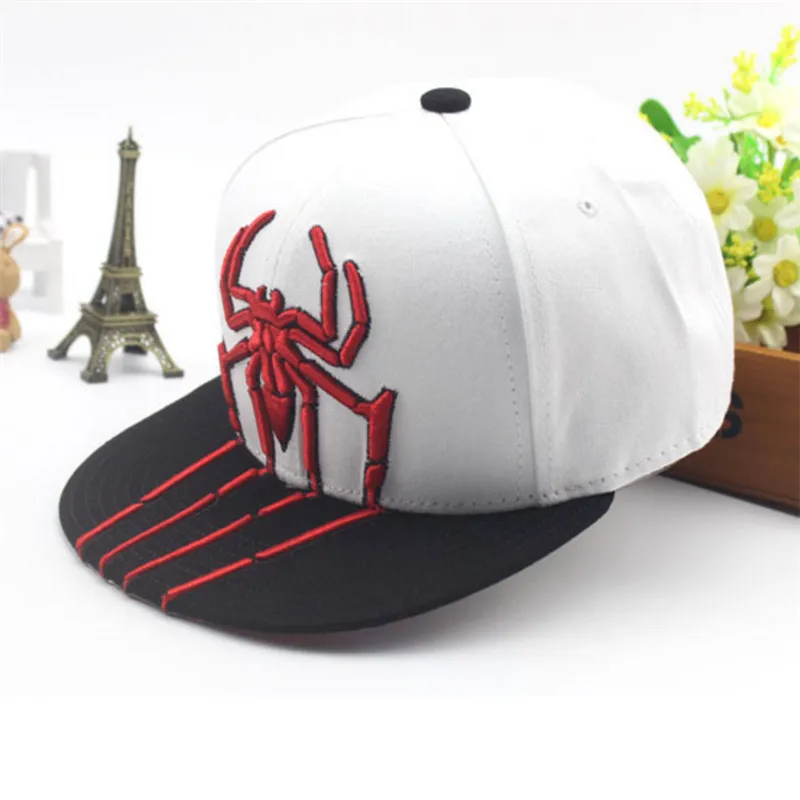 Nueva araña bordado niños Snapback Caps al aire libre Sunhat niños muchachas de los muchachos del sombrero de béisbol gorras de beisbol sombreros frescos de Hip Hop Nueva araña bordado niños Snapback Caps al aire libre Sunhat niños muchachas de los muchachos del sombrero de béisbol gorras de beisbol sombreros frescos de Hip Hop