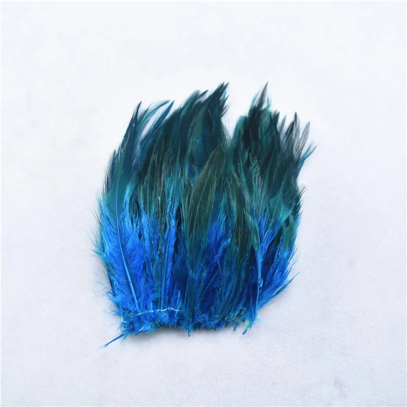 

20 pieces / batch 10-15 cm Lake Blue pheasant feather DIY chicken feathers jewelry accessories production wedding decoration