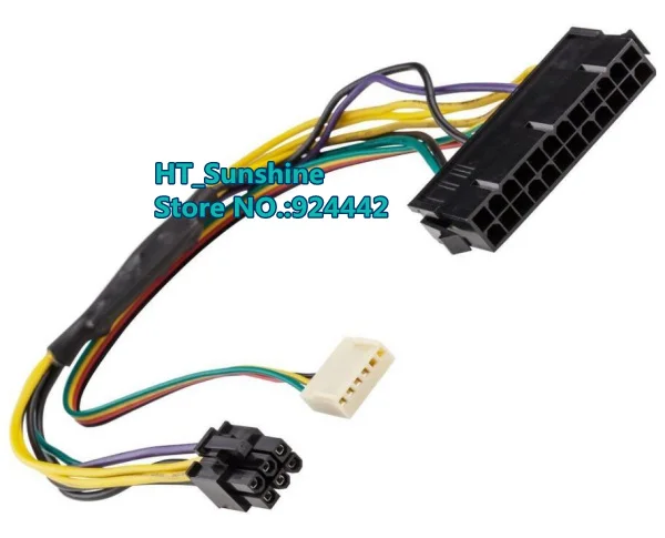 1 шт. Высокое качество 30 см ATX основной 24 контактный до 6 PCI E PSU кабель адаптера