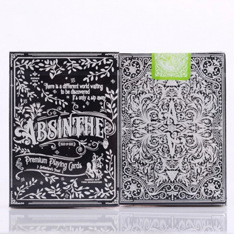

1 set Absinthe V2 ELLUSIONIST playing card Poker Magic Deck card magicTricks 83097